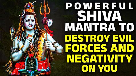Shakti, one of the most important goddesses in the Hindu pantheon, is really a divine cosmic energy that represents feminine energy and the dynamic forces that move through the universe. . Shiva mantra to destroy evil